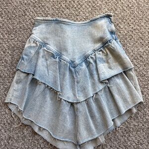 Mother jeans western inspired skirt